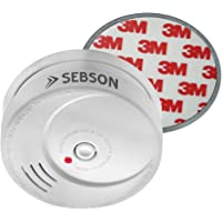 SEBSON Detector de Humo NF incluye Soporte Magnético- Batería de Litio de Larga Duración 10 Años- DIN EN 14604…